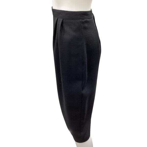 Vintage Nolan Miller 2 Piece Outfit Women’s SZ 4 Blazer + Skirt 100% Wool Black - Picture 7 of 9